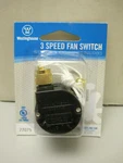 Lot Of (5) Westinghouse 3-speed Fan Switches W/ Polished Brass Pull Chain #77075. Fixed Price $35.00.