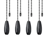 4pack Black Wooden Ceiling Fan Pull Chain Extender, 12in Decorative Strin.... Fixed Price $15.90.