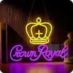 Crown Neon Sign Led For Man Cave Bar Decor - Beer, Whiskey Light Up. Fixed Price $69.10.