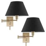 Cambridge 13" Swing Arm Wall Lamp Plug-in Hardwire 3-way Sconce Ul Listed. Fixed Price $76.00.