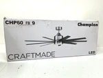 Craftmade Champion 60in. Indoor/outdoor Black Ceiling Fan Remote/wall Control. Fixed Price $274.95.