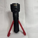 Stanley 3 In 1 Tripod Led Flashlight Lamp Red/black Separates Into Three Lights. Fixed Price $15.99.