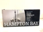 Hampton Bay Castleford 5-light Satin Bronze Chandelier With Clear Glass Shades. Fixed Price $46.52.