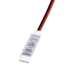 Abi 4-pin Mini Rgb Led Controller 3-key Dimmer For Strip Lights 12v 24v. Fixed Price $5.43.