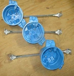 (3) Carlon Bh525h Ceiling Fan Box Round New Work 4" Diameter By 3" Depth. Fixed Price $15.00.