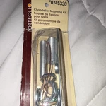 Portfolio Chandelier Mounting Kit Metal Silver Lpc-kit Mpn. Fixed Price $13.58.