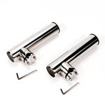 2pcs Fishing Rod Holder Clamp-on Mounting Stainless Steel For Rails 7/8" To 1". Fixed Price $49.35.