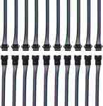 Btf-lighting 10 Pairs 4pin Sm Jst 15cm Cable Female/male 4 Pin, Rgb. Fixed Price $14.64.