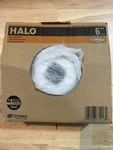 Halo 6130wh E26 Series 6 White Recessed Ceiling Light Trim, Adjustable Eyeball. Fixed Price $13.49.