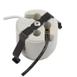 Jnxqwe U-clip Snap-in Med. Base Socket,medium Keyless White. Fixed Price $16.11.