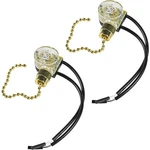 2-pack Hqrp Ceiling Fan Switch For Shine Top Ls-303n Ls-301b E218558 Chain Light. Fixed Price $11.95.