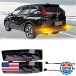 Geegeetop Full Lens Led Rear Reflector Bumper Fog Light Assembly Kit For Honda. Fixed Price $105.12.