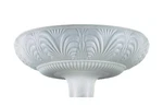 B&p Lamp 14 1/2" Dia. Torchiere, Cry. Etch. Fixed Price $329.71.