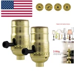 2-pack Listed 3-way Lamp Sockets - Transform Floor & Table Lamps With Ease. Fixed Price $12.99.