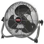 Dayton 61ld81 Floor Fan, 3 Speeds, Silver, Wall And Ceiling Bracket. Fixed Price $54.39.