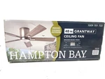 Hampton Bay Grantway 48 In. Indoor/outdoor Brushed Nickel Ceiling Fan Sealed. Fixed Price $59.99.