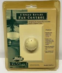 Hunter 3 Speed Rotary Fan Control Model 22691-a White New Factory Sealed Part. Fixed Price $20.00.