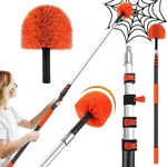 Cobweb Duster With Extens Pole, Spider Web Brush Pole Extend 5-,. Fixed Price $68.89.