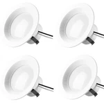 Elegant Lighting R41227rf1-4pk 4" Recessed Led Retrofit Trim - White. Fixed Price $19.74.