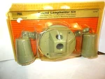 Nos Round Lampholder Gampak Weatherproof Kit Model 16795 Metal 3 Hole Sealed. Fixed Price $11.99.