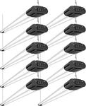 Bbounder 10 Pack Linkable Led Utility Shop Light, 4400 Lm, 6500k Cool Daylight,. Fixed Price $82.79.