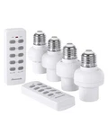 Dewenwils Remote Control Light Bulb Socket, Wireless 1.93"w X 3.35"h, Black. Fixed Price $39.53.
