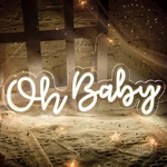 Attneon Oh Baby Neon Sign For Wall Decorneon Light Up Backdrop. Fixed Price $32.82.