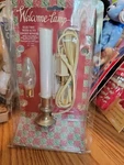 Fabri Centers Electric Welcome Candle Lamp With On/off Sensor Bulb Included. Fixed Price $5.00.