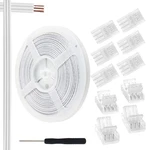 3 Pin 8mm Led Connector Kit With 10pcs Connectors And 32.8ft Extension. Fixed Price $24.53.
