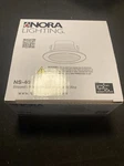 Nora Lighting Ns-40 4" White Stepped Metal Baffle Trim W/ Ring, New. Fixed Price $9.99.
