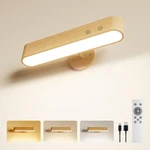 Popoiron 7500 Mah Rechargeable Wood Wall Sconce For Bedroom, Led Light With. Fixed Price $44.98.