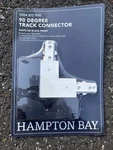 Hampton Bay Linear Track Right Angle Coupler White Black 2400w Lot Of 2. Fixed Price $20.00.