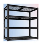 Primezone 40" W Heavy Duty Garage Shelving 2200 Lbs 4 Tier Storage Shelves Ad.... Fixed Price $101.00.