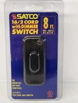 Satco 93-5012 Dimmer Switch Cord 8 Ft Black 16/2 Lamp Light Control. Fixed Price $19.85.