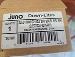 Juno - 2ledtrim G2 Adj 27 K 90cri Nfl Wh. Fixed Price $35.00.