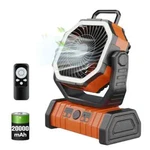 Outdoor Camping High Wind Power Wireless Remote Control Fan Oscillating Head New. Fixed Price $137.02.
