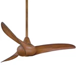 Minka Aire Wave 44" Ceiling Fan With Remote Control, Distresssed Koa. Fixed Price $264.00.