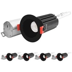Luxrite 2" Led Recessed Light 15w 5cct 1000lm Dimmable Wet Rated Black 4-pack. Fixed Price $234.49.