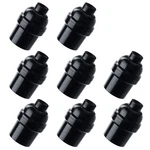 E26 E27 Light Socket,8-pack Black Edison Retro Pendant Lamp Holder, P.... Fixed Price $19.86.
