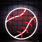 Baseball Neon Lights Dimmable Sport Signs Wall Decor For Living Room Bedroom .... Fixed Price $38.55.