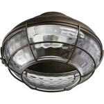 Quorum Hudson 1 Light Outdoor Flush Mount, Oiled Bronze - 1374-886. Fixed Price $107.20.