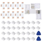 Fntek T Shape 4-pin Led Connectors, Connector, White Connector. Fixed Price $10.19.