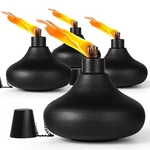 New Best Zspeng 4 Pack Metal Table Top Torches,24.5 Oz Citronella Torches For. Fixed Price $44.63.