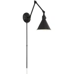 Crystorama Mor-8801-mk Morgan Swing Arm Or Wall Lamp Matte Black. Fixed Price $328.00.