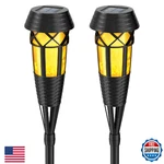 Evelynsun Flickering Flame Solar Torch Light Outdoor Garden Landscape Waterproof. Fixed Price $57.68.