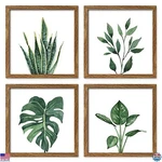 Framed 10x10 Inch Botanical Wall Art, Sage Green Plant Print For Bathroom Decor. Fixed Price $62.06.