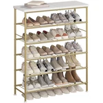 Suoernuo Shoe Rack Organizer 6 Tier For Closet Entryway Free Standing Metal S.... Fixed Price $91.80.