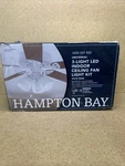 Hampton Bay 3-light White Ceiling Fan Shades Led Light Kit,. Fixed Price $22.67.