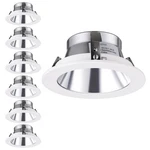 Torchstar 4 Inch Brighter Classic Recessed Light Trim, Metal Step Baffle, Fit.... Fixed Price $49.37.