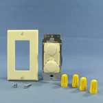 Leviton Almond Ceiling Fan 4-speed Control Light Dimmer Switch 300w Rtd01-10a. Fixed Price $20.89.